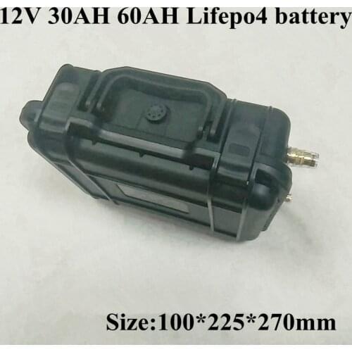 Waterproof 12V 30Ah 40Ah 45Ah 50Ah 60Ah Lithium Li Ion Battery 12v Bms for Street Light Power Bank Scooter Laptop Ebike+charger