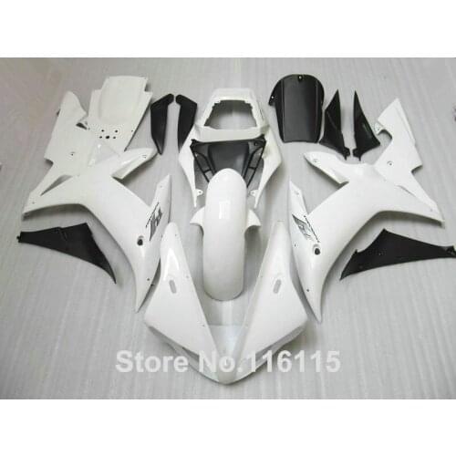 High quality ABS Fairing kit for YAMAHA R1 2002 2003 white black fairings set Full injection molding YZF R1 02 03 YZ8