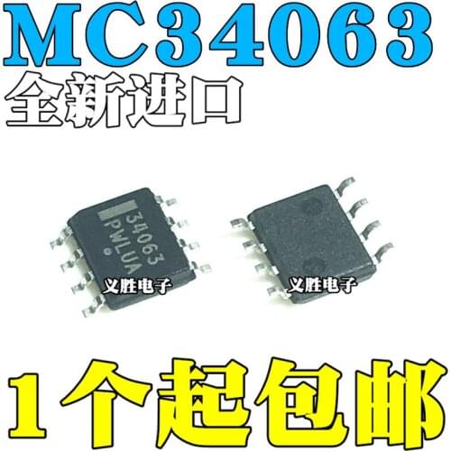 10pcs/lot ON original MC34063ADR2G MC34063 patch SOP8 DCDC converter control chip