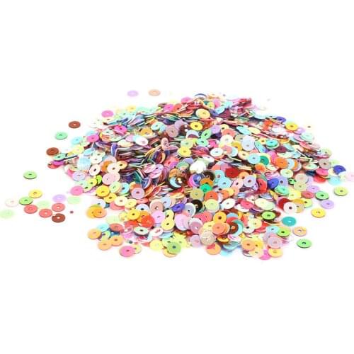 3/4/5/6mm Round Flat 20g/lot White/Mixed Sequins For DIY Clothing Sewing Decorative Jewelry Handmade