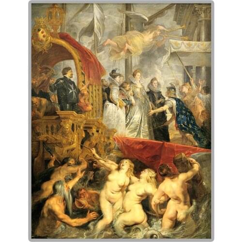 Great Painter Rubens "Maria de' Medicis arrival in Marseille" 5D DIY Diamond Painting Full Square/Round Diamond Embroidery Sale