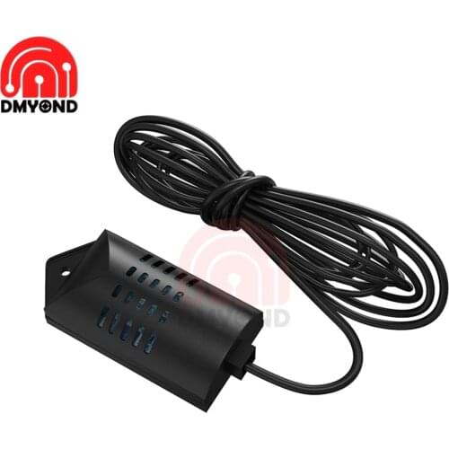 Digital Temperature And Humidity Sensor W/ Case Cable DC 2.1 -3.6V -40~125Celsius Replace DHT11 DHT22 AM2302 0~100%RH