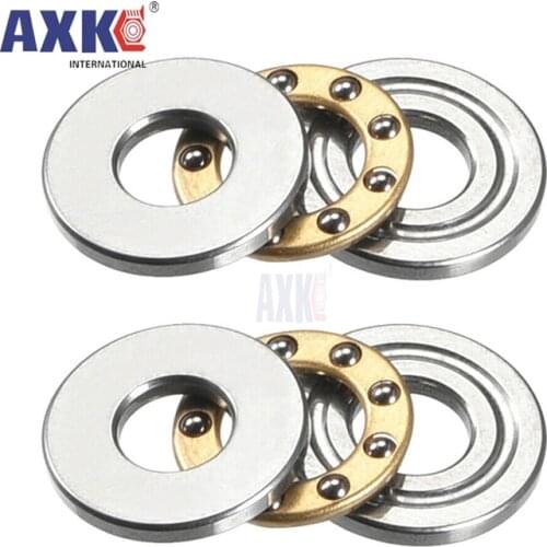 10PC F2-6M F2.5-6M F3-8M F4-9M F4-10M F5-10M F5-11M F5-12M F6-12M To F12-23M Mini 3-in-1 Plane Axial Ball Bearing Thrust Bearing
