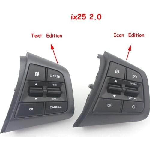 Steering Wheel Button For Hyundai ix25 (creta) 2.0L Steering Wheel Cruise Control Buttons Heating Plug Wire Only RIGHT Side