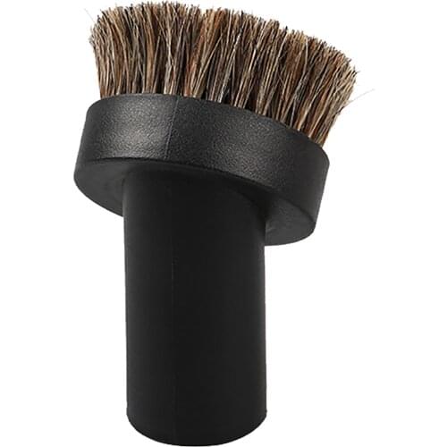 1.25inch Round Horse Hair Dusting Brush Replace Soft Brush For Vacuum Cleaner Converting Adapter Vacuum Tool Vacuum Cleaner