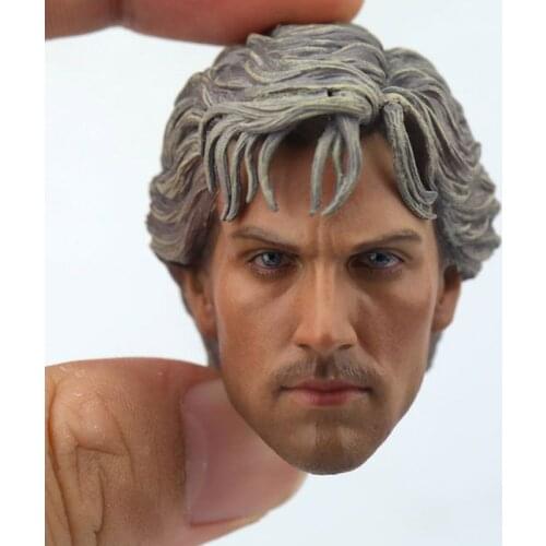 1/6 Scale Quicksilver Head Sculpt Brother of Scarlet Witch Model for 12in Action Figure Toy