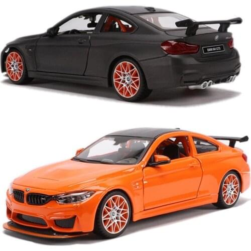 1:24 High Simulation M4 GTS Sports Car Vehicle Diecast Alloy Model Car With Box V125