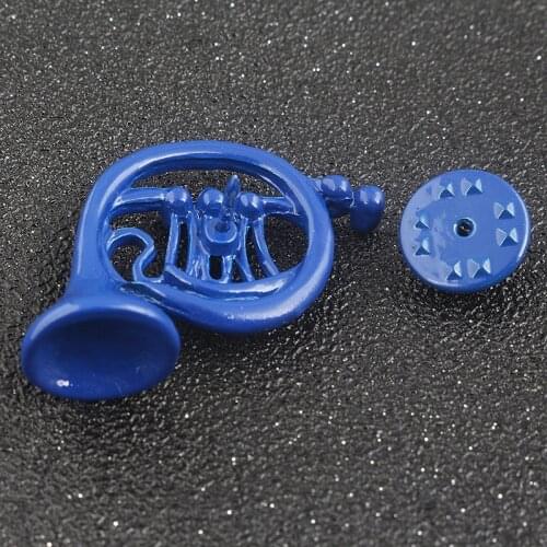 Fashion Film How I Met Your Mother Brooch Blue French Horn Men Pins Yellow Umbrella Women Brooches