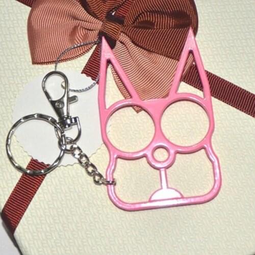 Fashion Creative Cute Cat Keychain Alloy Sturdy Protect Car Key Chain Keyring Women Man Key Chains