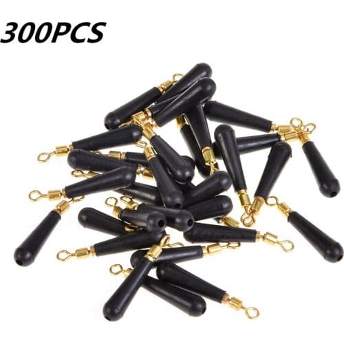 300PCS Multi-sizes Fishing Floats combination set 16mm 18mm 20mm 360 degree rotation floats bobber copper+ rubber tools