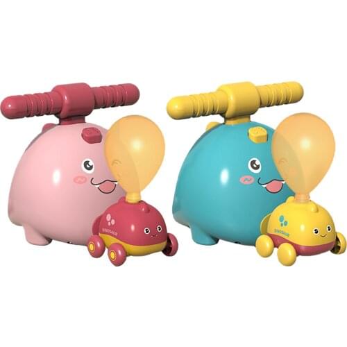 Novel Balloon-driven Launcher Car Toy Safe Non-toxic Pump Scooter New Power Balloon Car Toy Puzzle Fun Toys For Children Gift