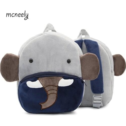 New Children Backpacks School Bags Kindergarten Kids School Bags for Boys Knapsack Kid Plush Toy Bag Girls Backpack