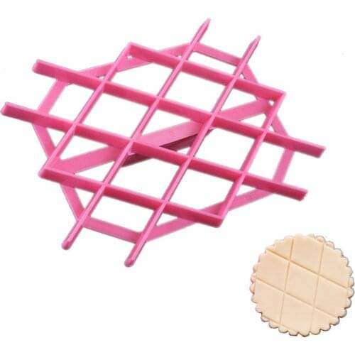 1PC Geometric Diamond Pattern Cake Plastic Mold LACE CAKE Main Mold DIY Drawing Cake Decoration Tool Baking