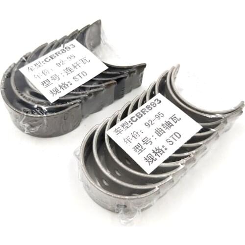 Motorcycle 1 sets STD Piston bearing Connecting rod tile & crankshaft tile / Shell For Honda CBR900RR CBR900 RR 1992-1995