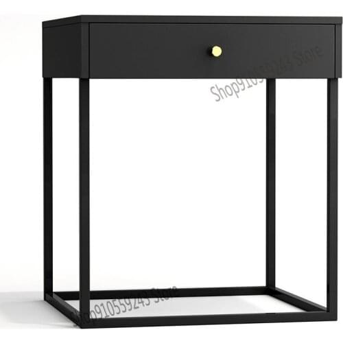 Bedside Table Simple Modern Light Luxury Home Bedroom Bedside Table Rack Nordic Style Ins Corner Several Sides Iron Art