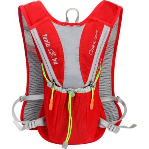 TANLUHU 10L Outdoor cross-country backpack ultra light close running shoulder bag marathon riding bag kettle 2L water bag