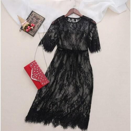 Top Quality Lace See Through Maternity Dress Fancy Studio Clothes Pregnancy Photography Prop