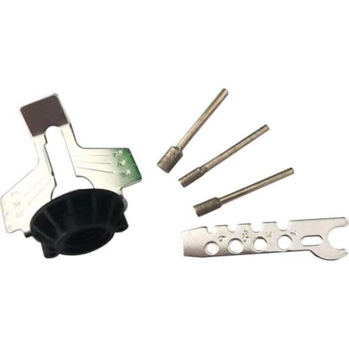 Chainsaw Sharpening Kit Electric Grinder Sharpening Polishing Attachment Set Saw Chains Tool Drill Rotary Accessories Set