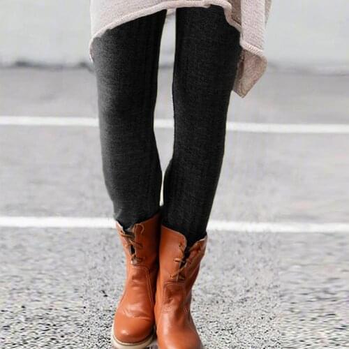 2021 Fashion Print Women Leggings Elegant Slim Warm Base Female Trousers Autumn Fashion Casual Comfort Skinny Ladies Pants