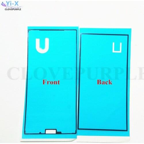 1PCS Front LCD Display Screen Sticker +Back Battery Cover Adhesive Glue Sticker For Sony Xperia XZ F8331 F8332