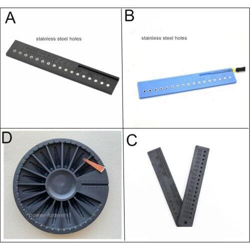 1 Piece Dental Bowl Plate Measure Gauge Ruler Gutta Paper Points Measure Endo Percha Scale Tools 134