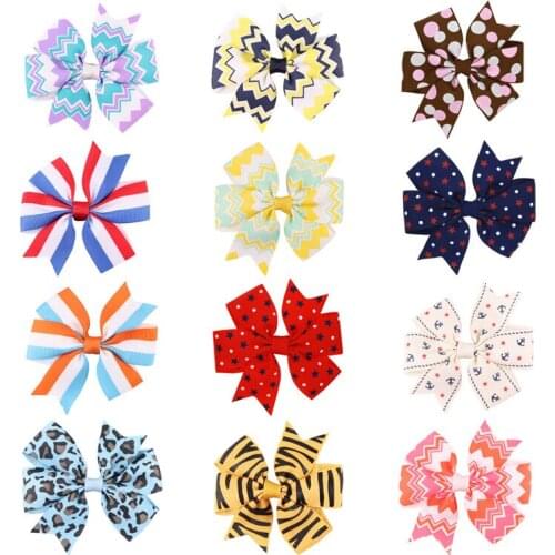 100 pcs/lot , Ribbon Bow hair clips , fashion Hair Accessories