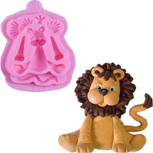 Hot Lion baby Shape Fondant 3D Molds, Silicone Mold ,Soap, Candle Molds,cake decorating Tools, Chocolate Moulds T0670