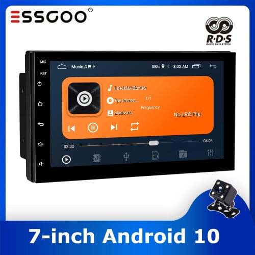 Essgoo Android 10 Car Radio Stereo 2 Din 7 inch Autoradio RDS Gps Navigation Multimedia Player For Nissan Toyota Hyundai Kia