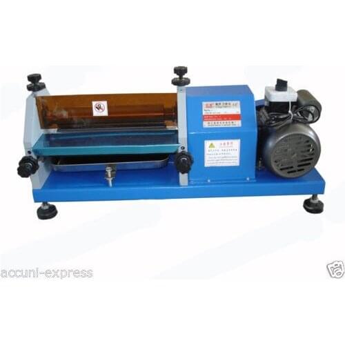 Brand New 27cm Automatic Gluing Machine Glue Coating for Paper, Leather 220V RH