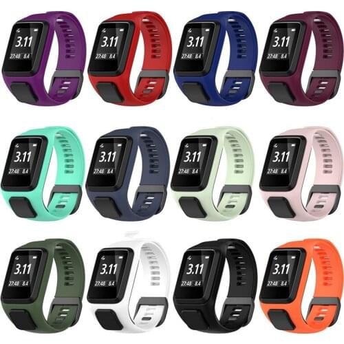 Wristband Watch Band Strap Watchband Strap for TOMTOM Runner 2 3 4 Spark/3 Glfer 2 Adventurer GPS Watch Replacement wrist bands