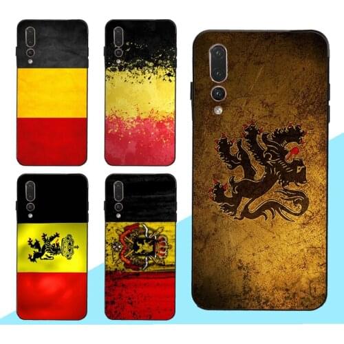Belgium Coat of Arms Flag Case for Huawei Honor 9 10 20 Lite 8A 8X 9X 10i 7C 7A Pro 8C 8S Nova 5T Y6 Y9 Y7 2019
