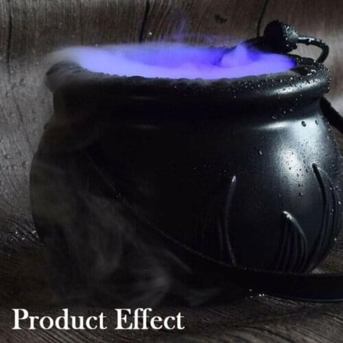 Halloween Decoration Lamp Halloween Mist Maker Fogger Water Fountain Fog Machine 7Colors Light Changing