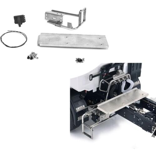 1/14 Rc Trucks Frame Parts Metal Pedal Ladder Kit For Remote Control Toys Tamiya Tractor Trailer VOLVOFH16 750 FH16 FH12 56360