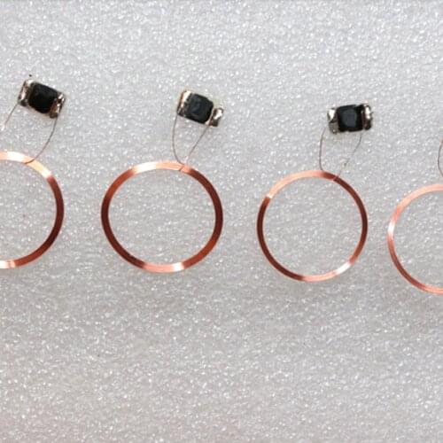 Diameter 20mm NFC 213 COB antennas 13.56MHz IC tags HF chip antenna 10pcs/Lot