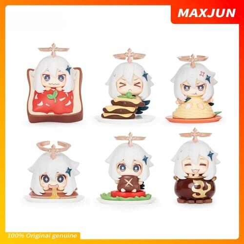 MAXJUN 2021 NEW Paimon Static Figure Game Genshin Impact Cosplay Decoration Anime Project 4-6cm ABS&PVC model Kawaii Doll