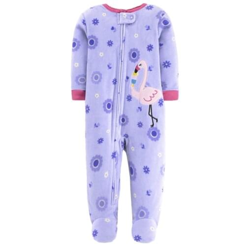 Fashion baby girl clothes ,soft fleece kids stay at home romper Pajamas newborn infant girl boys clothes baby clothing