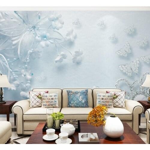 Custom any size wall mural wallpapers Modern fashion Color geometric pattern Abstract line 3D Perspective Wall Sticker YC001