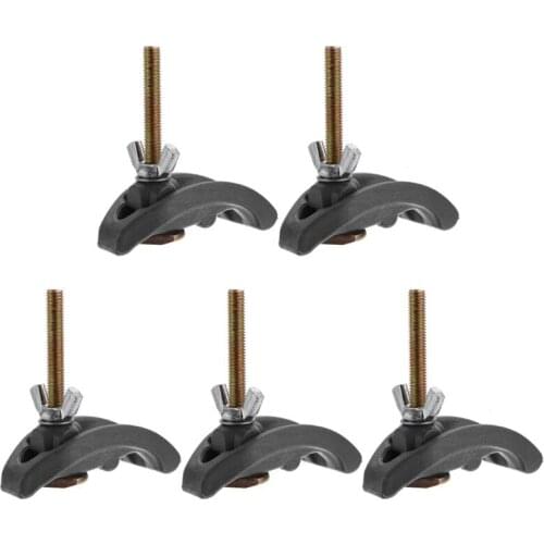 5pcs 85mm Bow Plate Sets CNC Engraving Machine Parts Pressure Plate Clamp Fixture For T-slot Working Table