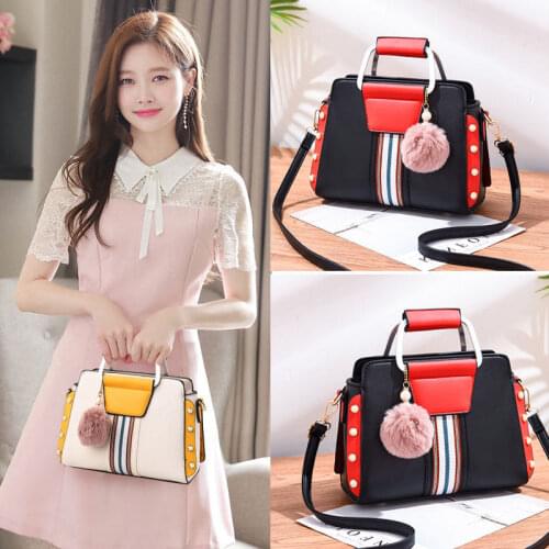 Newest Shoulder Bag Women Bags Luxury Handbags Bags For Women 2020 Desiegner High Quality Scrub Leather Messenger Bags Hairball