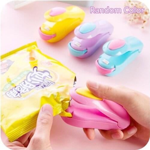 Mini Portable Food Clip Heat Sealing Machine Sealer Home Snack Bag Sealer Kitchen Utensils Gadget Item Kitchen Accessories Tools