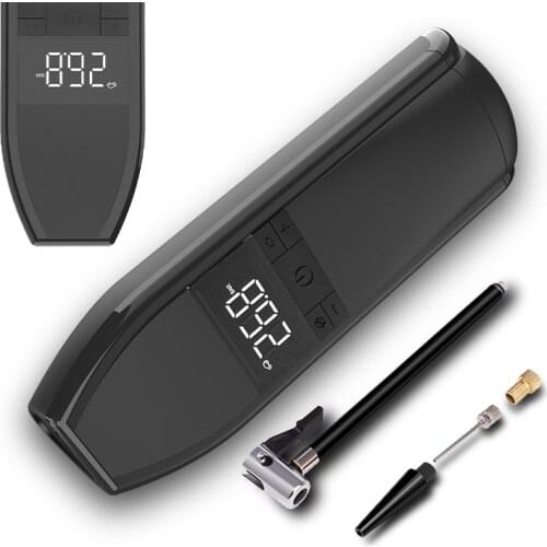 Portable Air Compressor Tire Inflator 19 cylinder metal motor Air Pump Rechargeable 150 PSI cordless Tire Pump for Car Bike Ball