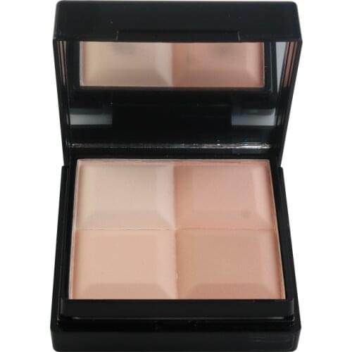 4-IN-1 Professional Matte Oil-control Bronzer Concealer Compact Setting Palette Foundation Facial Make Up Sleek Beauty cosmetic