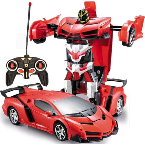 RC robot 1:18 transformation wireless remote control deformation car