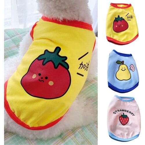 Stylish Cute Puppy Kitten Sleeveless T-shirt Lovely Pet Vest Well-stitched Pet Supplies