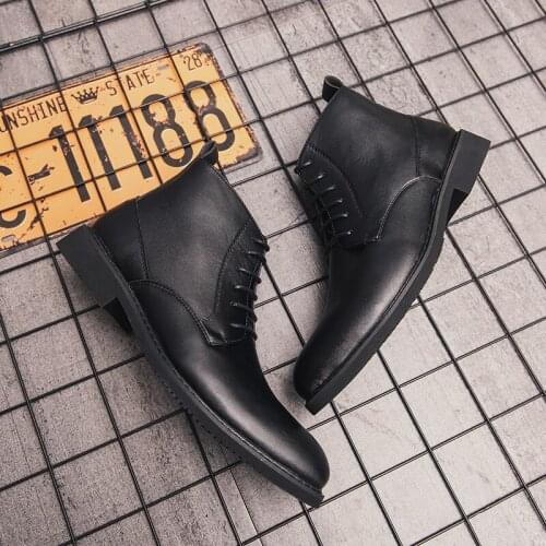 2019 new spring leather shoes men derby shoes formal oxford shoes patent leather shoes men dress shoes leather business