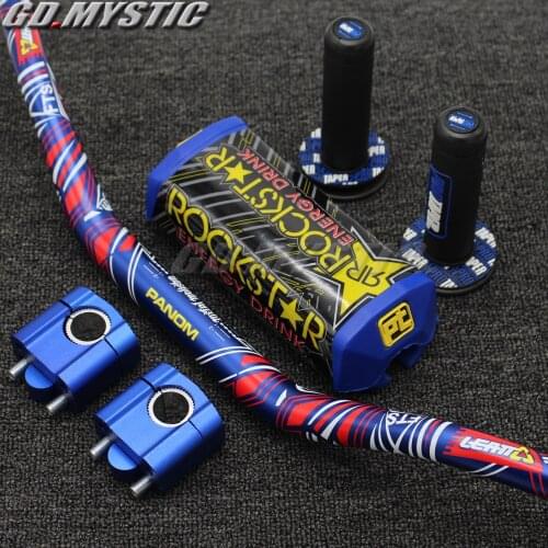 1-1/8 28MM Motorcycle Handlebars Fat Bars Grips Protaper Bar Pad Riser For Dirt Bike YAMAHA YZ250F YZ450F YZ250FX WR450F WR250F