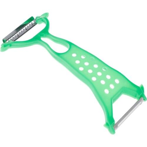 1 Pcs Multifunctional Plastic Vegetable Fruit Grater Stainless Steel Blades Carrot Potato Peelers Kitchen Tools
