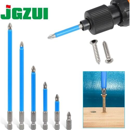 1 pc 1/4" Hex Shank Fits Magnetic PH2 Long Reach Electric ARC Screwdriver Bits Exactness Single Phillips Cross Head Tool