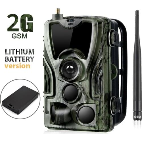 2G Hunting Camera SMS MMS SMTP 20MP Cellular Trail Camera HC801MLI Wireless Wild Surveillance With 5000Mah Lithium Battery