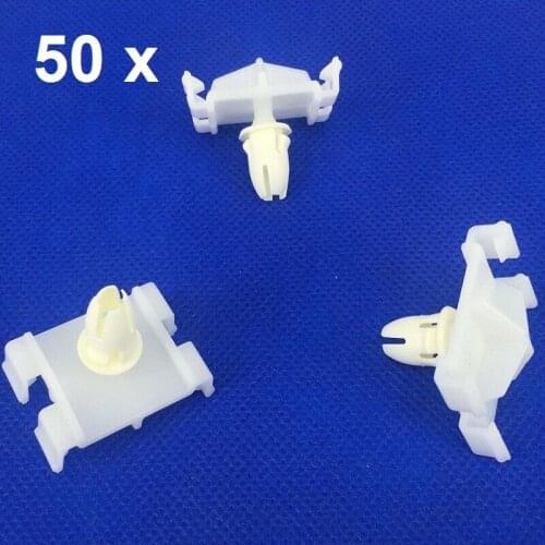 50 xTrim clips For Mercedes Front Fender Quarter Panel Moulding Clips 0019888081